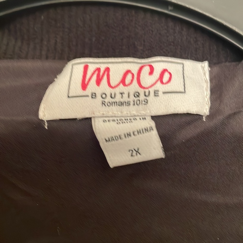 NEW MOCO Boutique Frost Florals Fleece Jacket - Picture 9 of 9